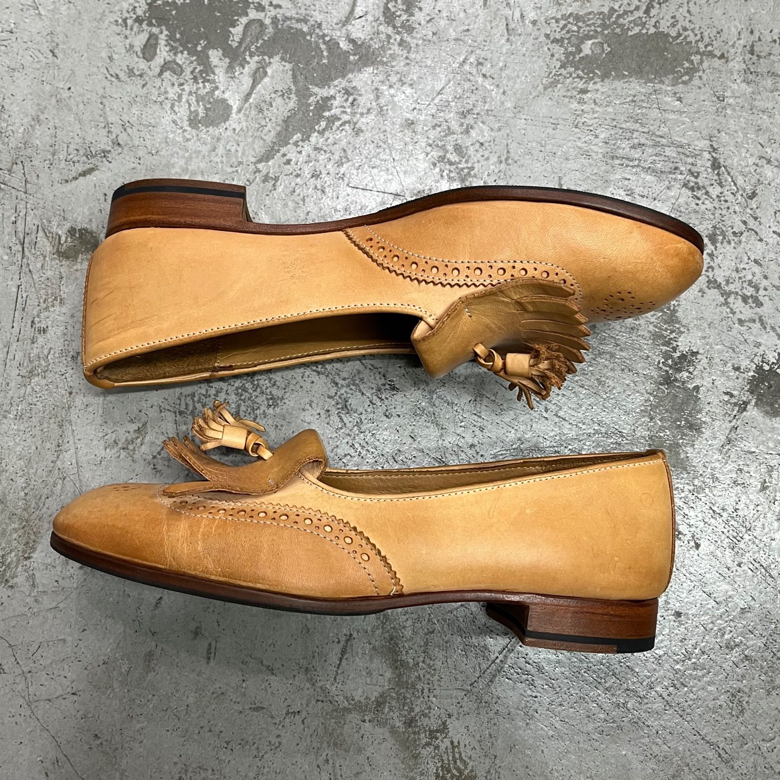 Hender Scheme レザー タッセル ローファー スリッポン 革靴 エンダー 