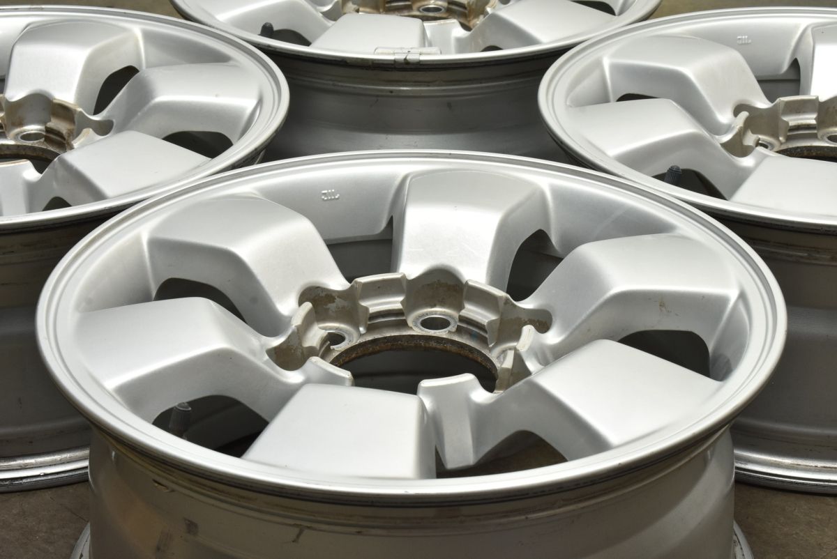 スタッドレス用などに トヨタ 215系 ハイラックスサーフ 純正 16in 7J 30 PCD139.7 4本 ランドクルーザープラド 200 ハイエース 流用