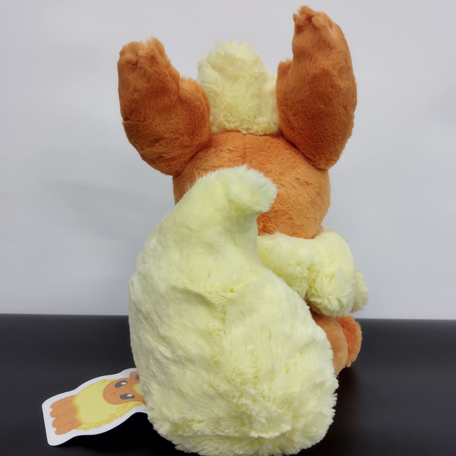 30日まで　ふわふわ抱きぬいぐるみ　ブースター　タグ付き ふわふわ抱きぬいぐるみ ブースター ｜【公式】ポケモンセンター