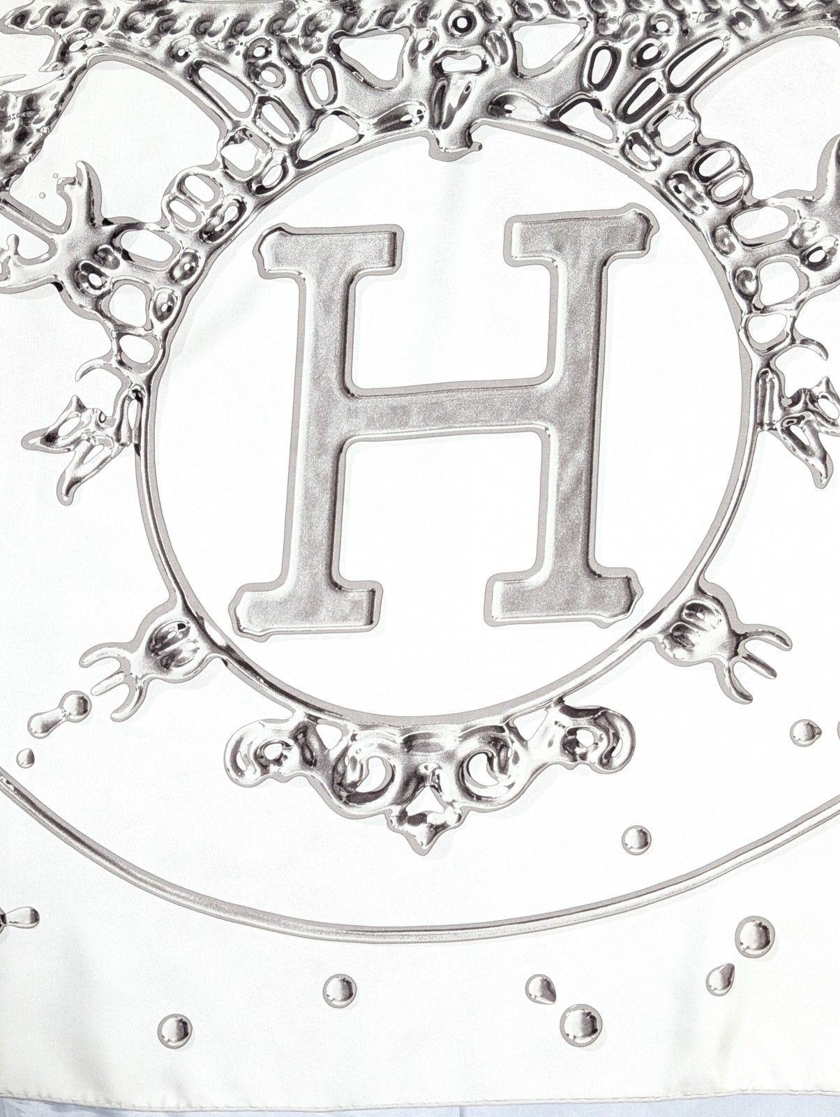 極美品 HERMES エルメス VIF ARGENT 銀の雫 カレ 90 100