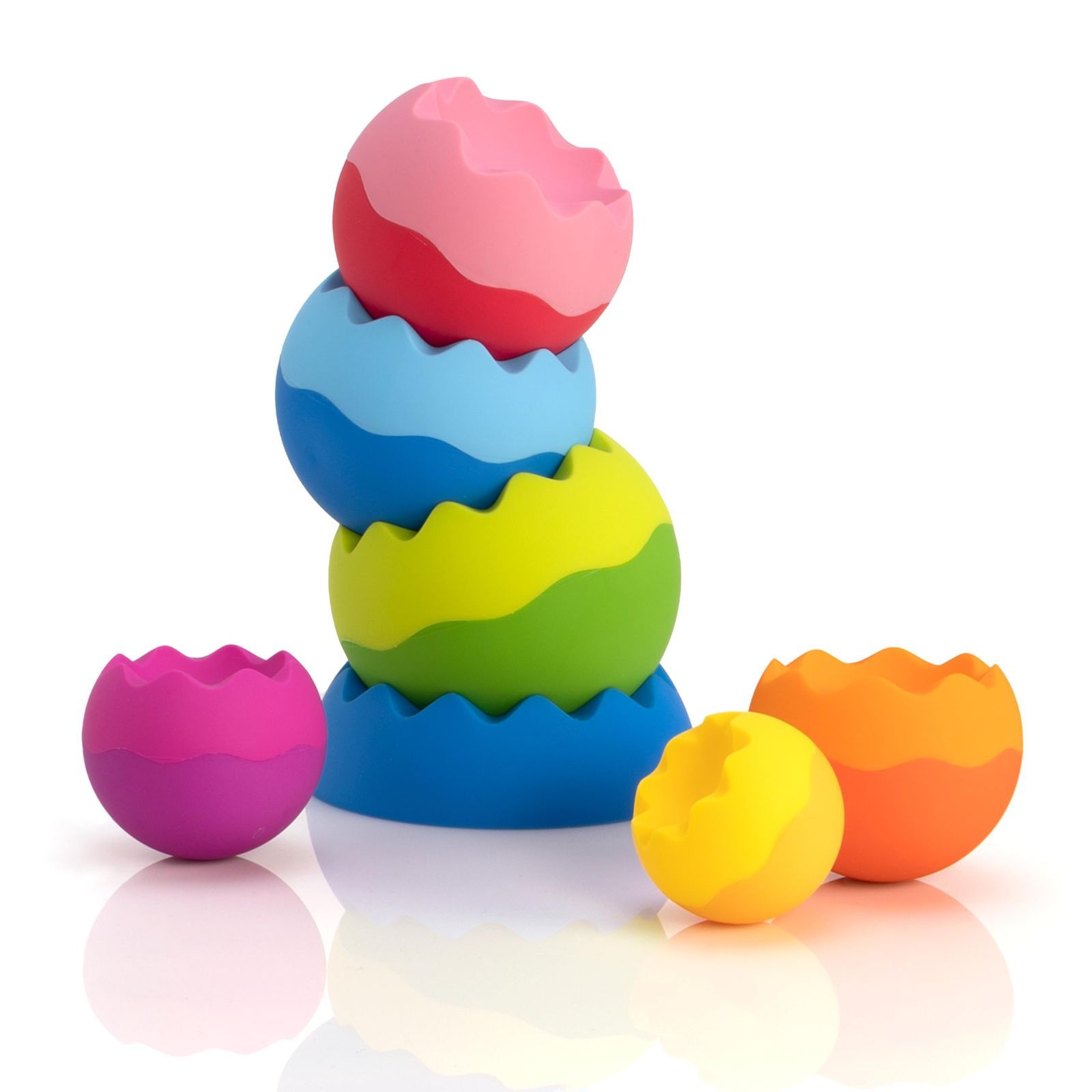 【人気商品】Brain Toys) バランスつみき 赤ちゃん ファットブレイン(Fat 6ヶ月トブルス ネオ FA070-1 正規品