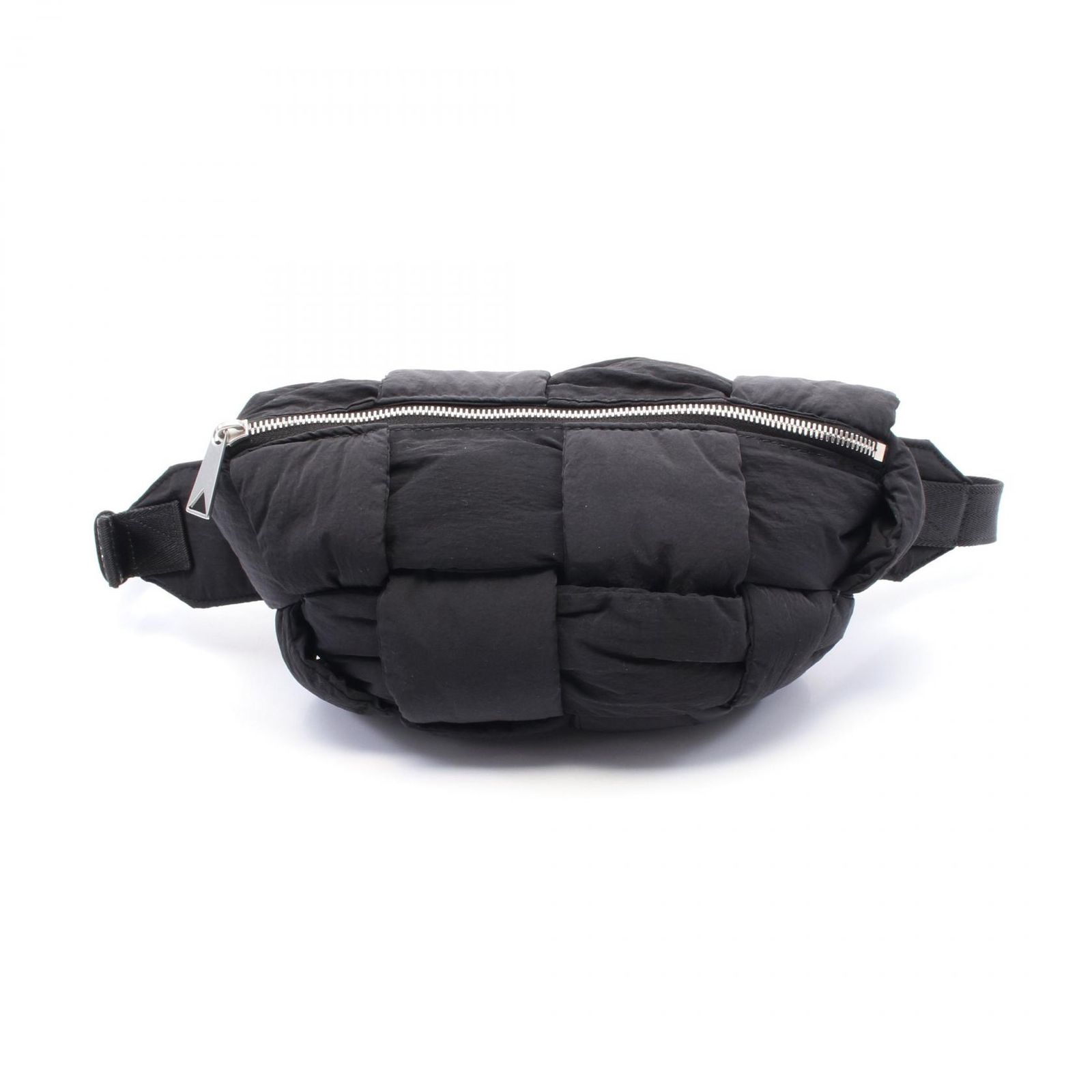 ボッテガヴェネタ BOTTEGA VENETA ウエストバッグ ボディバッグ カセット バムバッグ 755870 ブラック ナイロン カセット バムバッグ レディース Used A