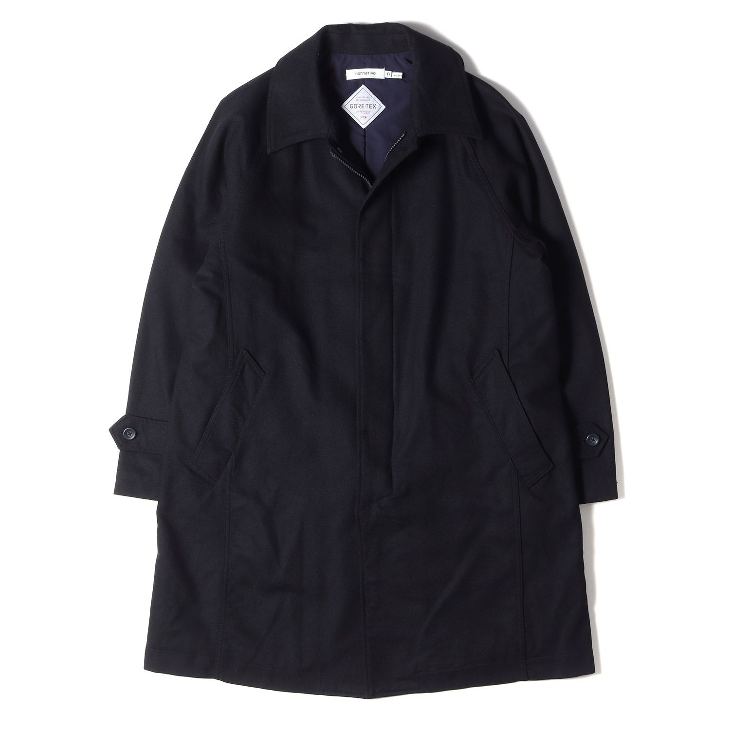 ジャケット・アウター nonnative DWELLER COAT MELTON GORE-TEX 美品 NONNATIVE ノンネイティブ コート ゴアテックス メルトン ステン