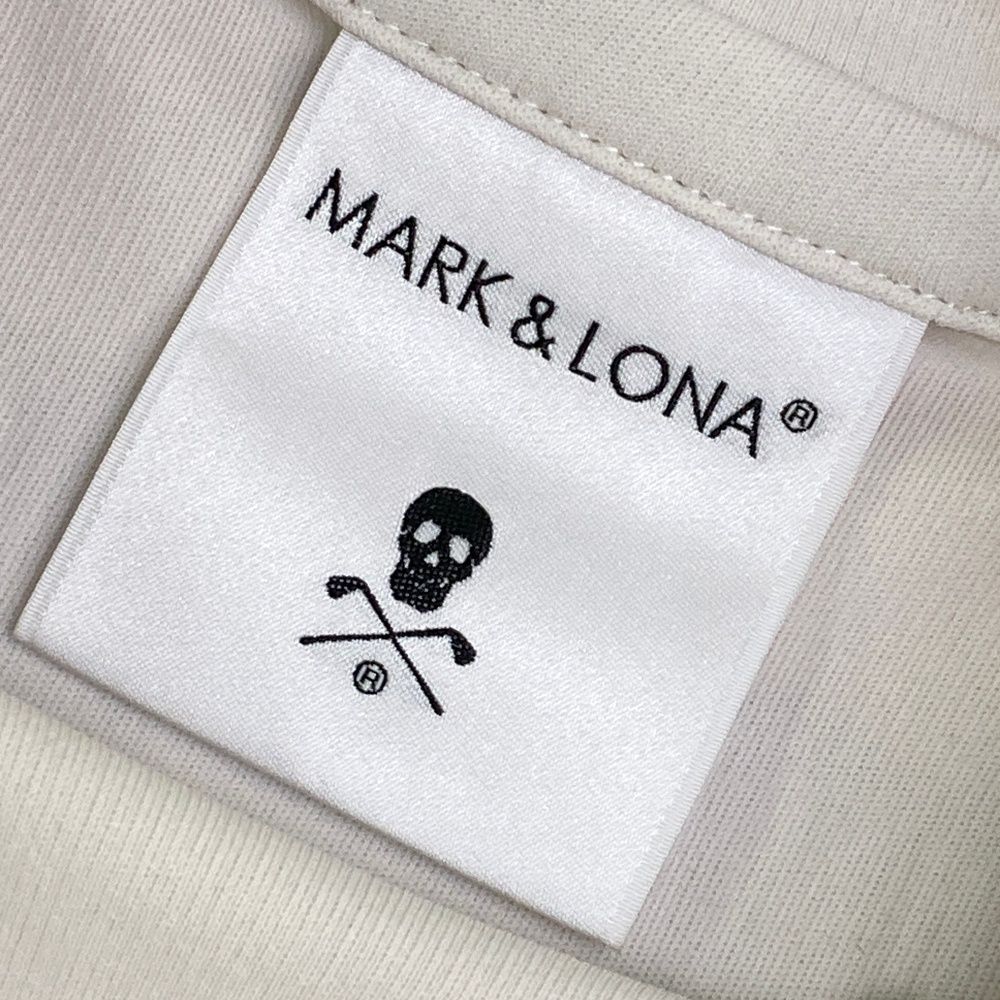 半袖モックネックTシャツ ホワイト系