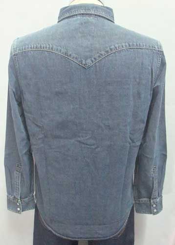 Levi s リーバイス デニムシャツ ウェスタン 85744-0103 加工色 M寸 Levi sS寸