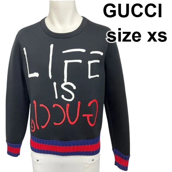 極美品✨ グッチ 16AW GHOST LIFE is GUCCI スウェット 2025年最新】gucci life is gucciの人気アイテム - メルカリ