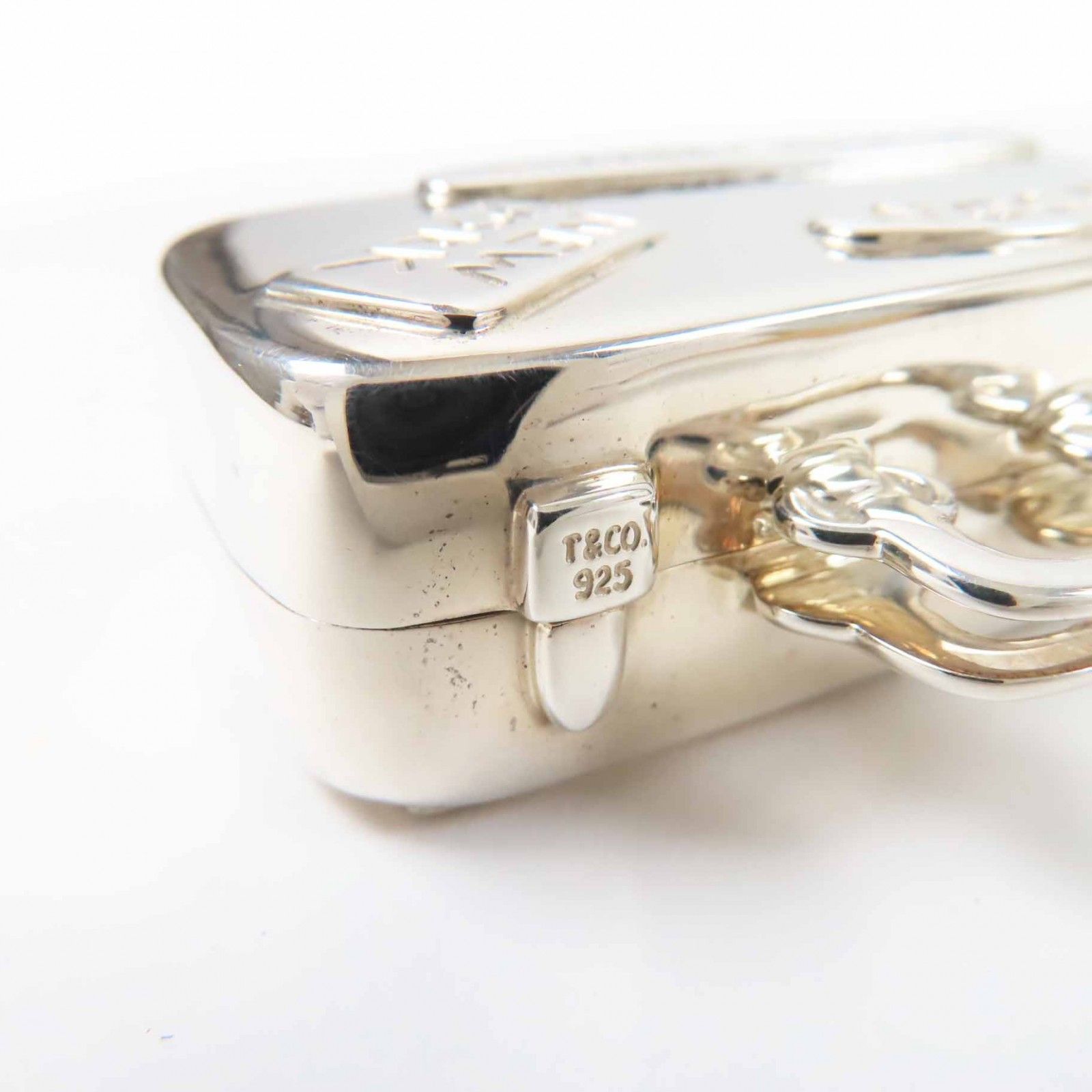 美品◎TIFFANY&Co. ティファニー トランク ピルケース ペンダント  