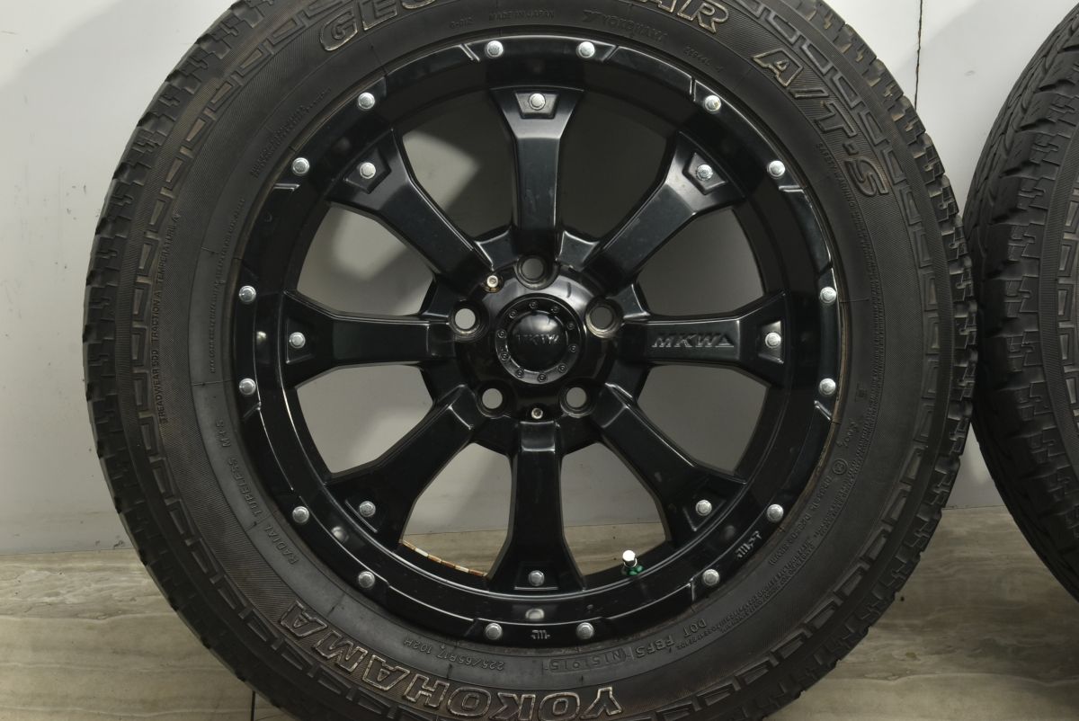 人気ホイールMKW MK-46 17in 7.5J +35 PCD114.3 ヨコハマ
