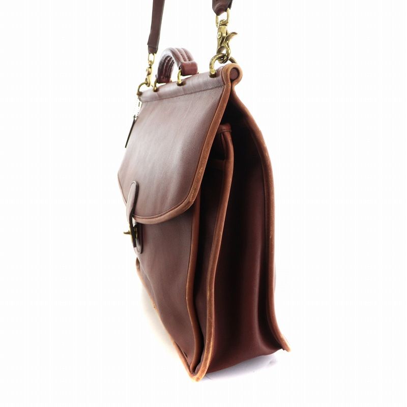 USA製 オールドコーチ 本革 レザー 2way レザーバッグ / COACH