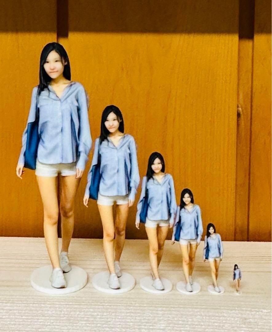 1/64 フィギュア　多数　3Dプリント　リアル NEW 新作 3Dフィギュア 女子高生 左から、、、 1/43 1/64 1/80 1