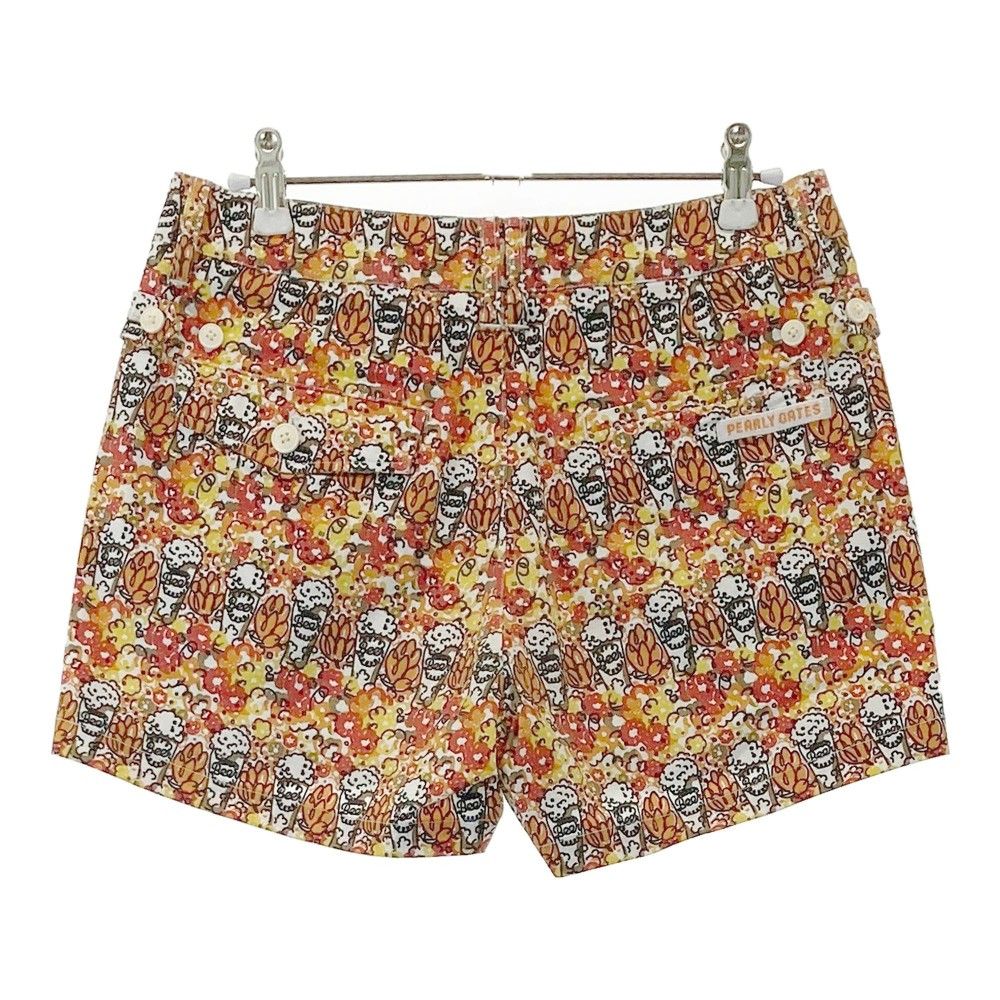 パーリーゲイツショートパンツ オレンジ色サイズ0 EXストレッチvision