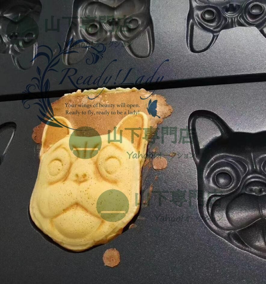 LPガス 犬の頭焼き機 犬の形 ワッフル マシン ワッフルメーカー 焼き LPガス式 業務用