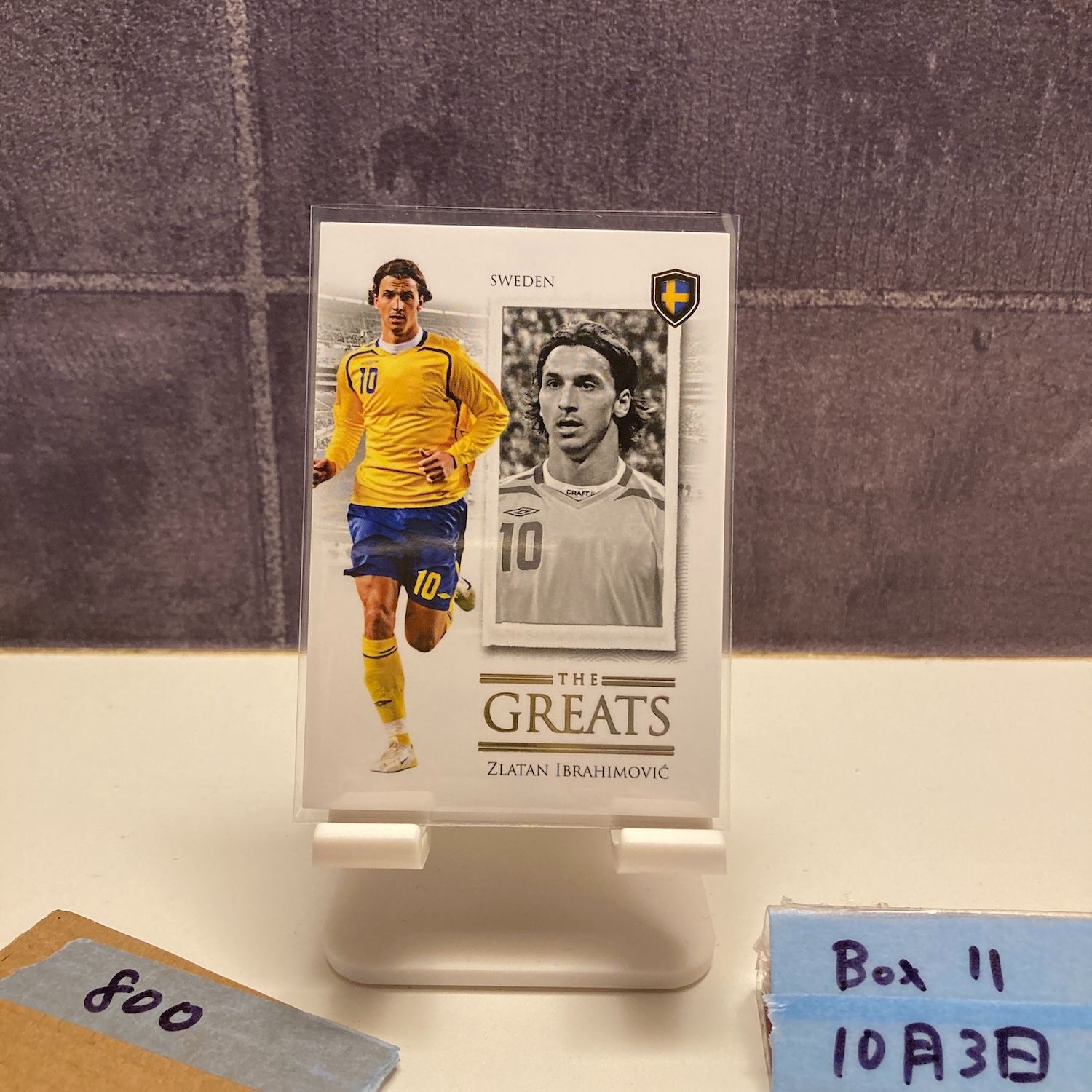 2025 Futera Unique Zlatan Ibrahimovic Sweden The Greats