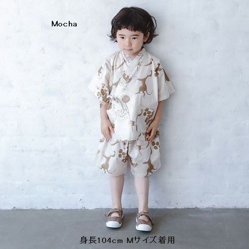 michirico ミチリコ Souvenir Jinbei kids 甚平 Mサイズ