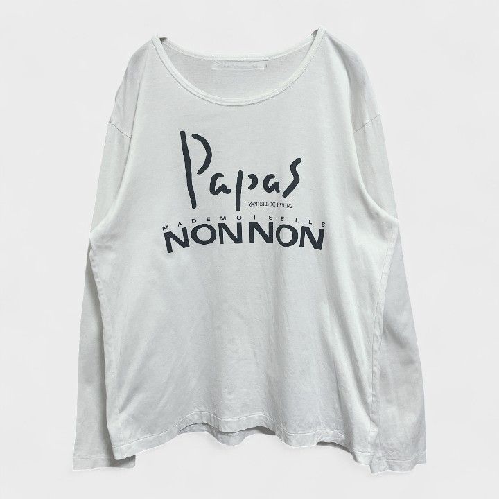 品良く着こなすため 美品】【マドモアゼルノンノン】『mademoiselle non-non』[ロンT トップス