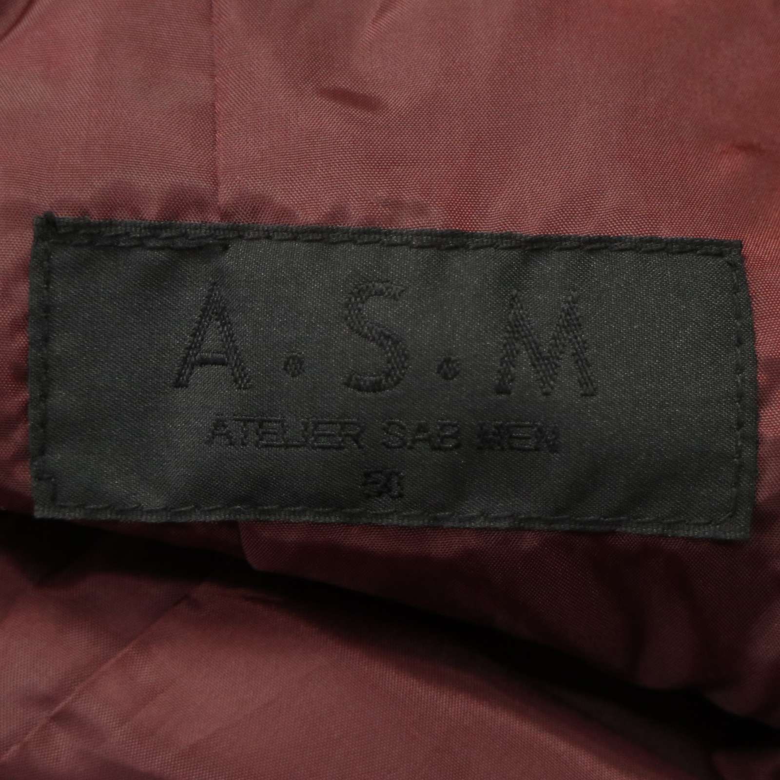 A.S.M アトリエサブ メン 秋冬 羊革☆ リアル ラム レザー
