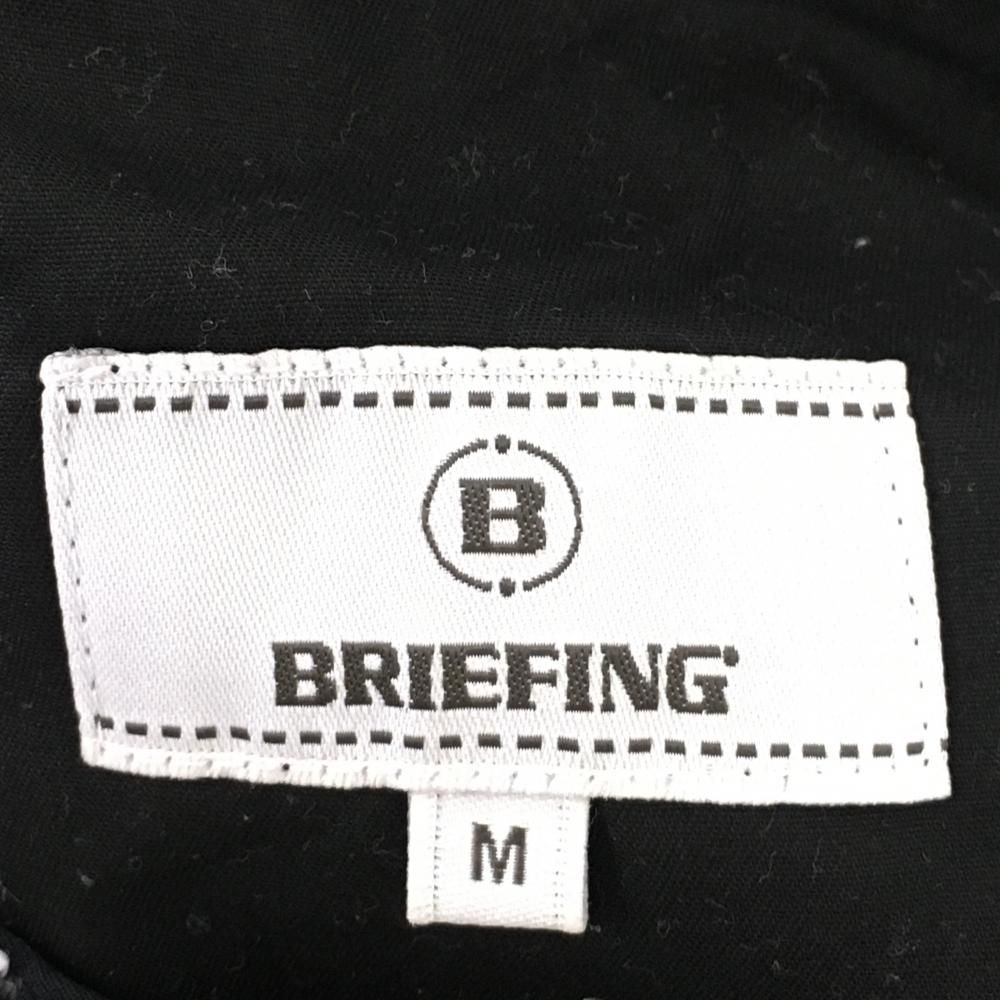 【超美品】ブリーフィング ストレッチパンツ 黒 裾立体ロゴ レディース M ゴルフウェア 2022年モデル BRIEFING