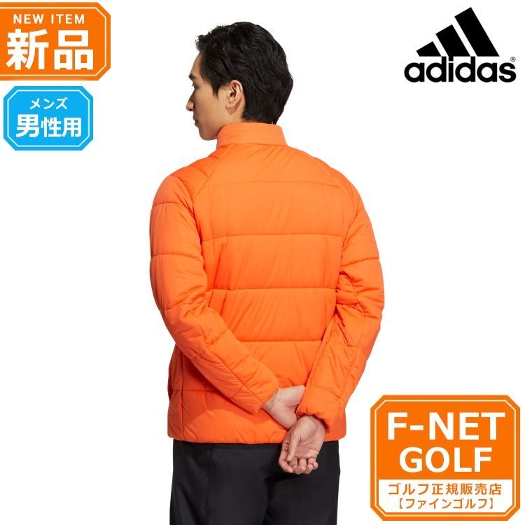 adidas 中綿 冬用オレンジ ゴルフパンツ ゴルフウェア オレンジ パンツ