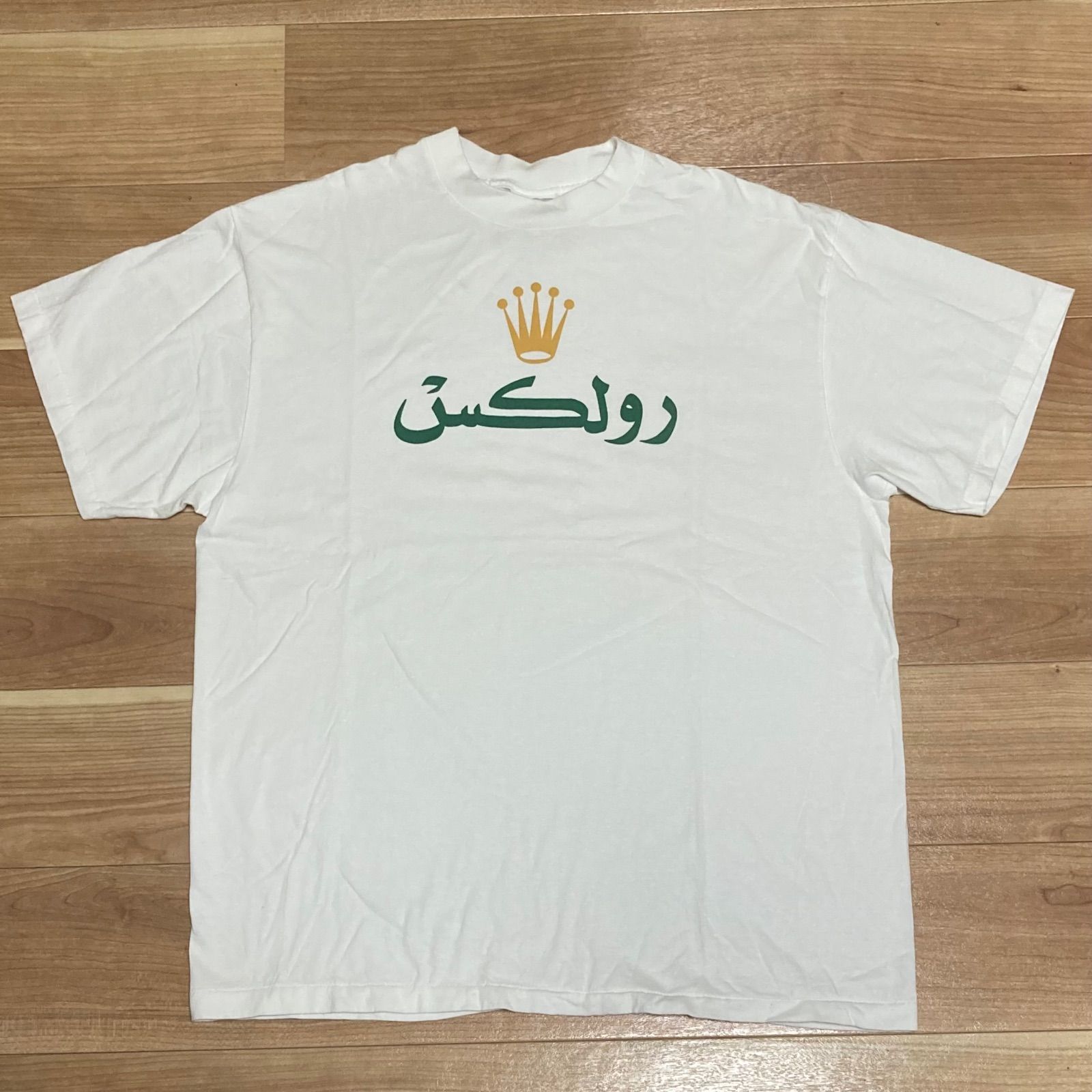 未着用美品 ROLEX Tシャツ ARABIC TEE Rolex ロレックス アラビア語