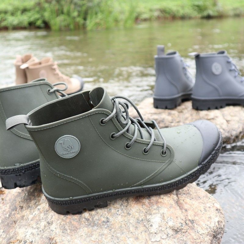 美品・希少・緑枠ロゴ】HUNTER バルモラルブーツ 約26.5