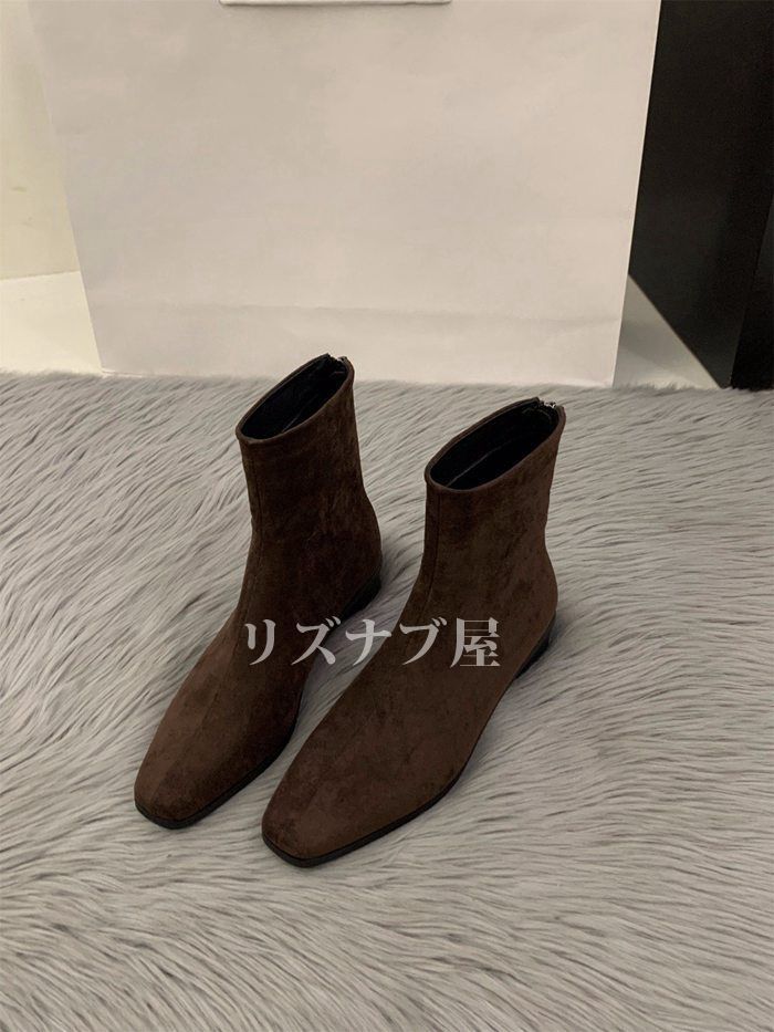 ショートブーツ レディース ブーツ ショート丈 ローヒール カジュアル シンプル 通勤 通学 大人 女性 おしゃれ かわいい 痛くない 疲れない 歩きやすい 普段使い きれいめ 美脚効果 秋冬 8sxH113