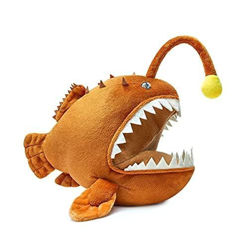 【人気商品】25cm リアルなアンコウぬいぐるみかわいいアンコウのおもちゃ海の生物アンコウぬいぐるみ子供の誕生日プレゼントシミュレーションシリーズ