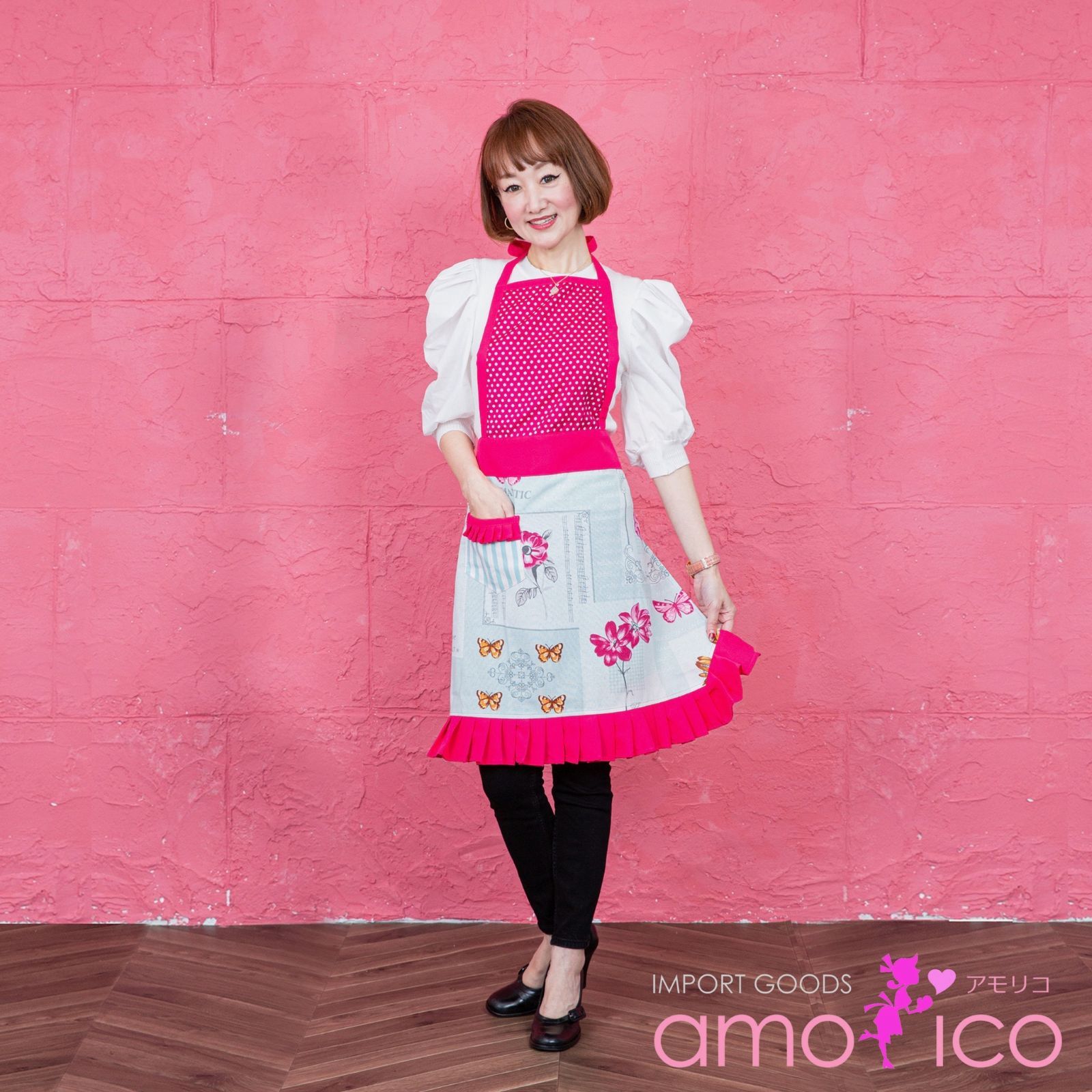 Tarantinalovers エプロン Hot Pink Mood