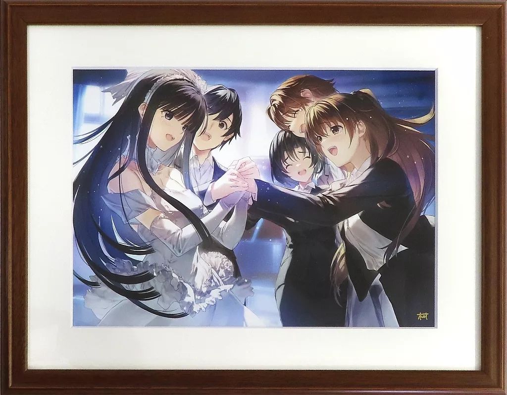 セル画 原画 付属品付 WHITE ALBUM2 なかむらたけし直筆サイン入り描き下ろし複製原画 幸せへと戻る道