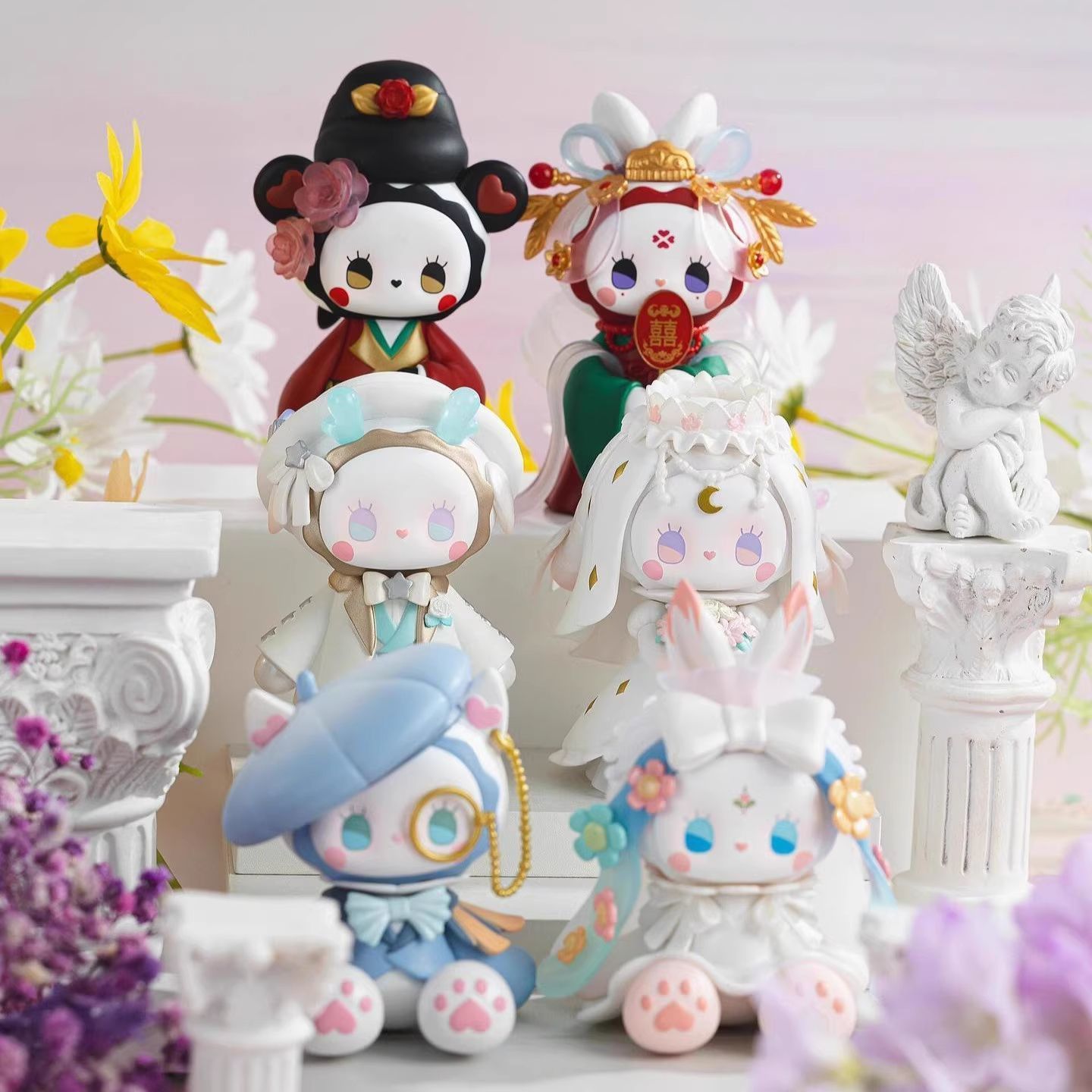 ♯Jzi25QZこびとづかんいろんなところでみ～つけた♪根付全7種 こびと