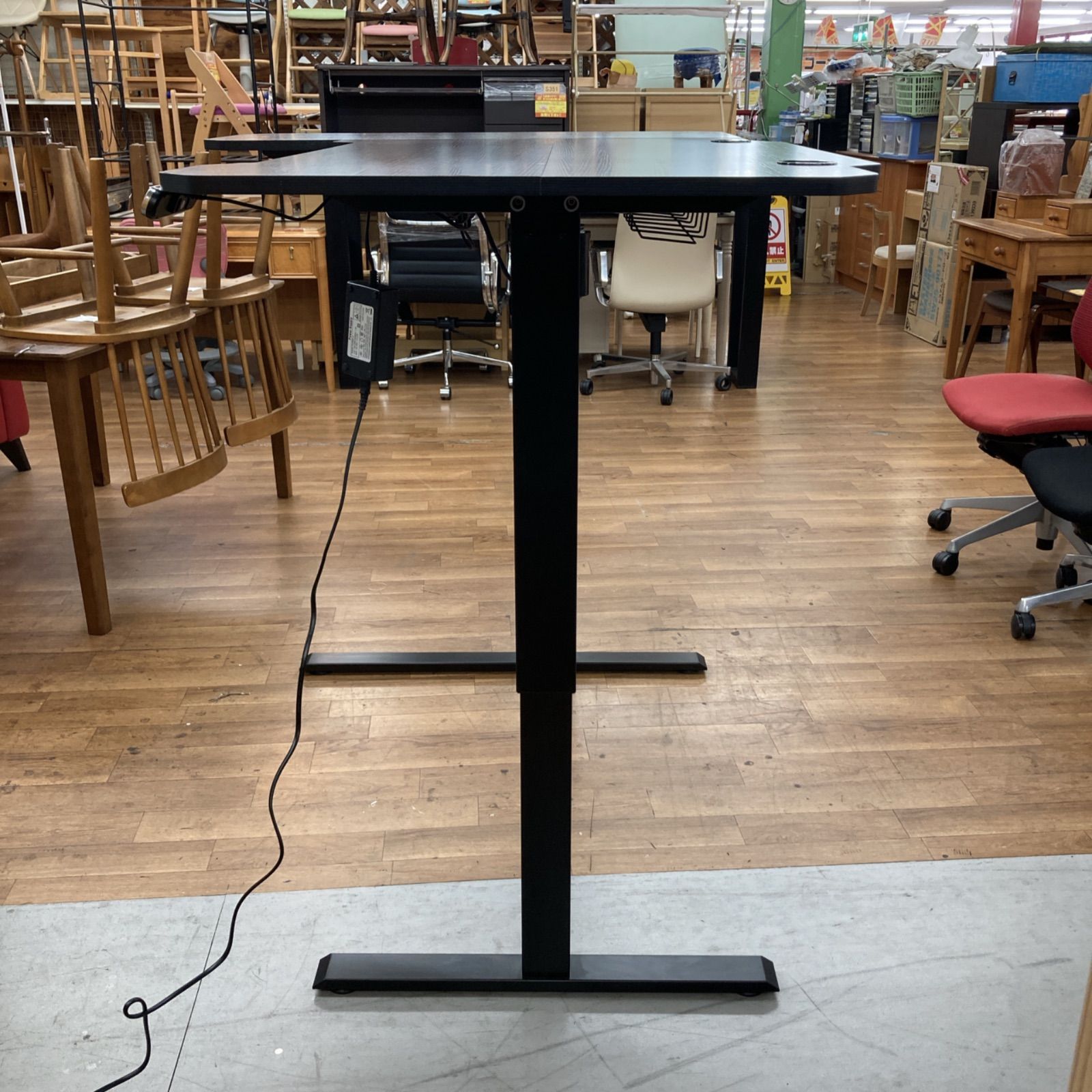 S173 ⭐ デューティサイクル 電動昇降式 デスク パソコンデスク ゲーミングデスク MX-01 幅149cm USED 綺麗 名古屋市近郊送料設置無料⭐S173 ⭐ デューティサイクル 電動昇降式