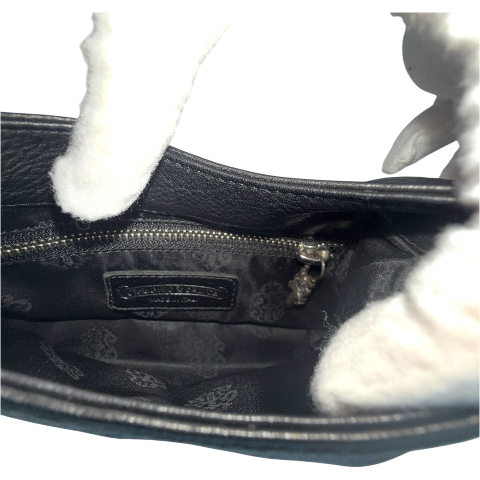 CHROME HEARTS】クロムハーツ VIV BAG ダガー レザーショルダーバッグ 