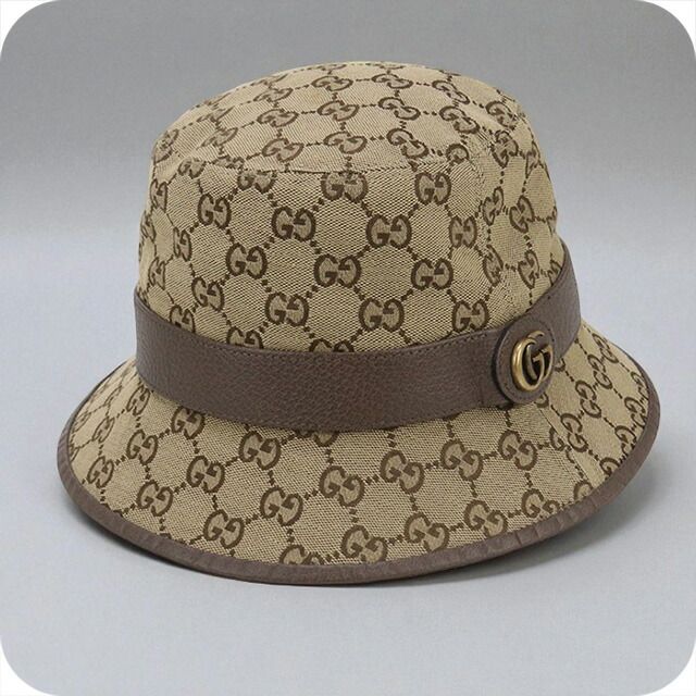 グッチ GUCCI 帽子 ユニセックス 576587 GGキャンバス フェドラハット