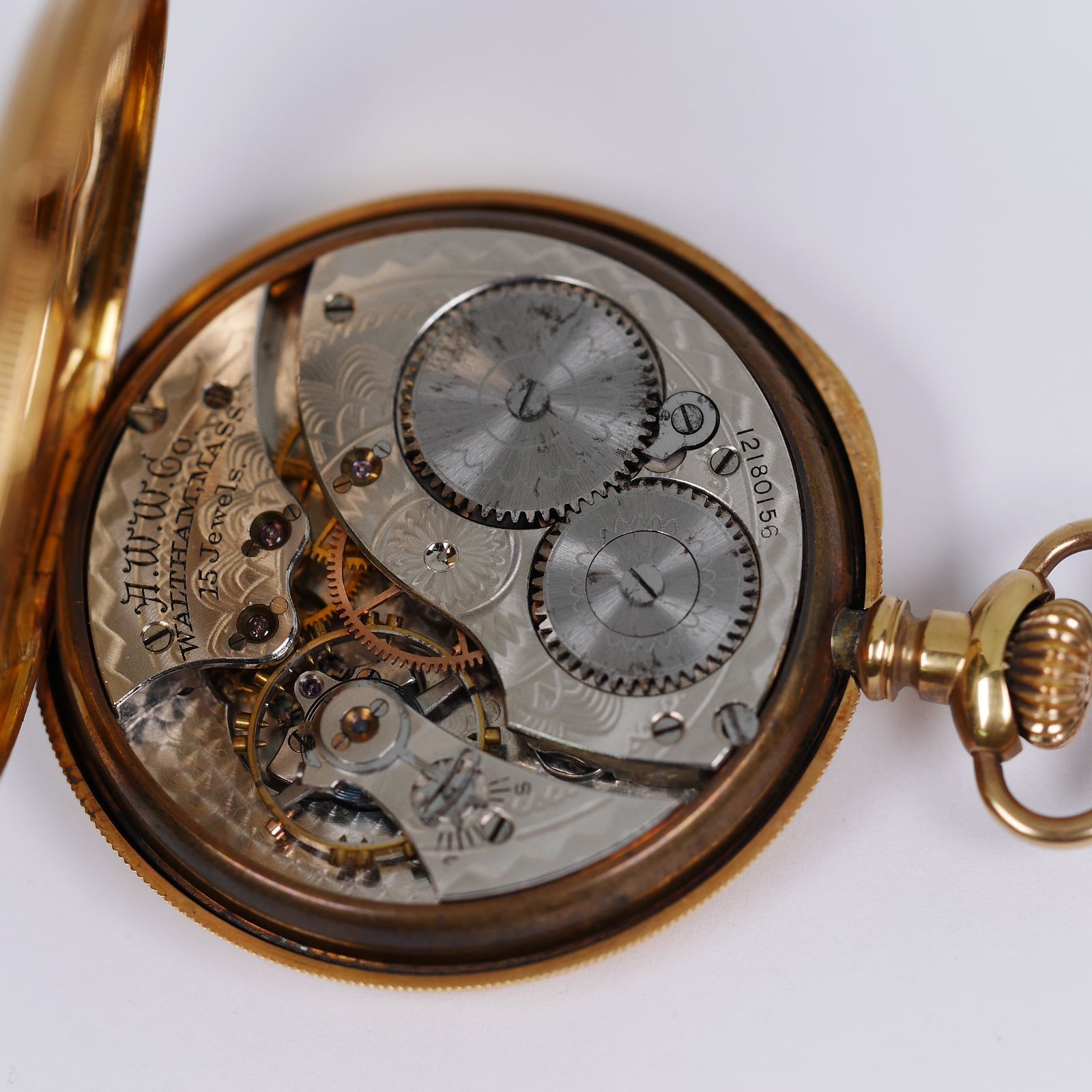 no14 不動品 【博物館級の逸品】幻の刻印『萬達利』入 WALTHAM