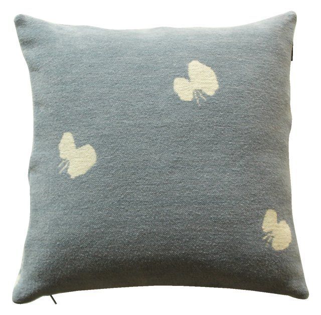 KLIPPAN クリッパン CHOUCHO ブルー クッションカバー 45x45cm 北欧 ベビーブランケット ミナ ペルホネン WWW_USTAUSTRALIA_COM_AU