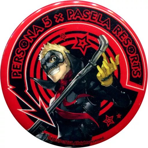 ペルソナ5 坂本竜司 スカル 缶バッジ 中古】バッジ・ピンズ(キャラクター) 坂本竜司(スカル