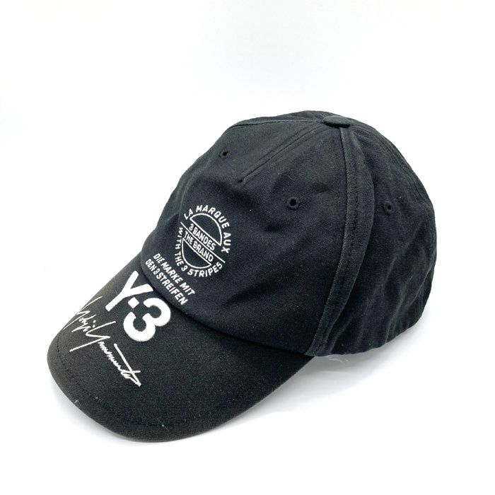 ☆Y-3 ワイスリー CY3538 Logo embroidery cap ロゴ 刺繍