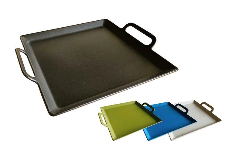 THE IRON FIELD GEAR ☆ hollow iron pan bonfire camping barbecue BBQ griddle