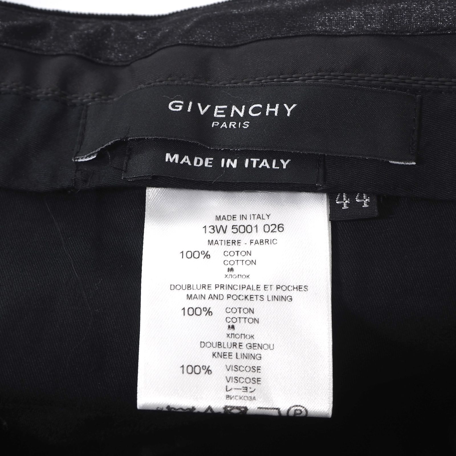 △美品 GIVENCHY ジバンシー ジバンシィ イタリア製 コットン 