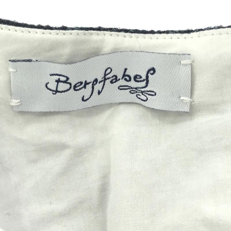 パンツ Bergfabel / バーグファベル | リネン ヘリンボーン スラックス