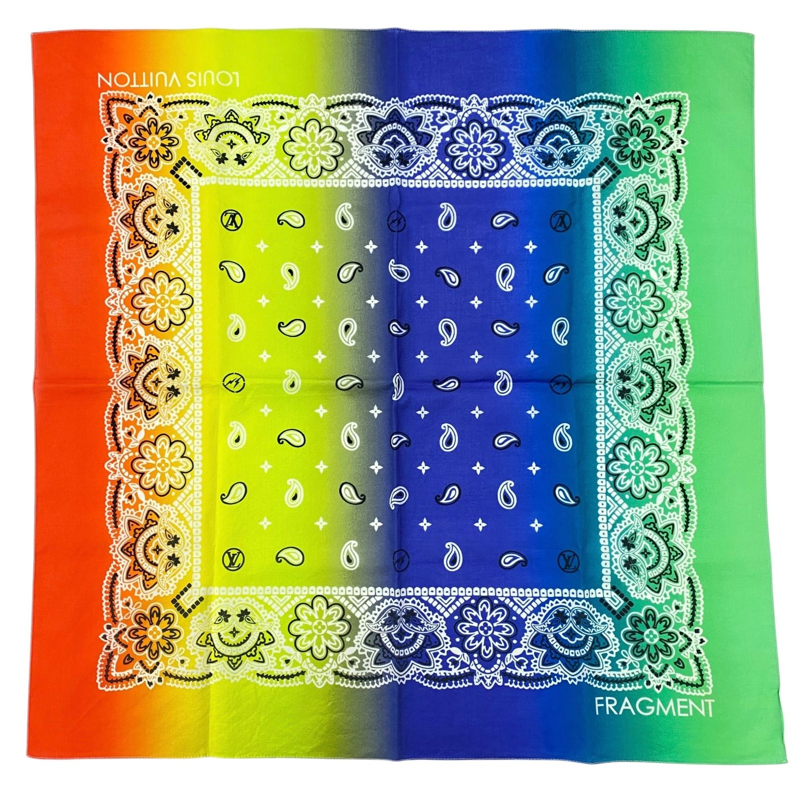 ☆EM1032 LOUIS VUITTON ルイヴィトン スカーフ ペイズリー バンダナ