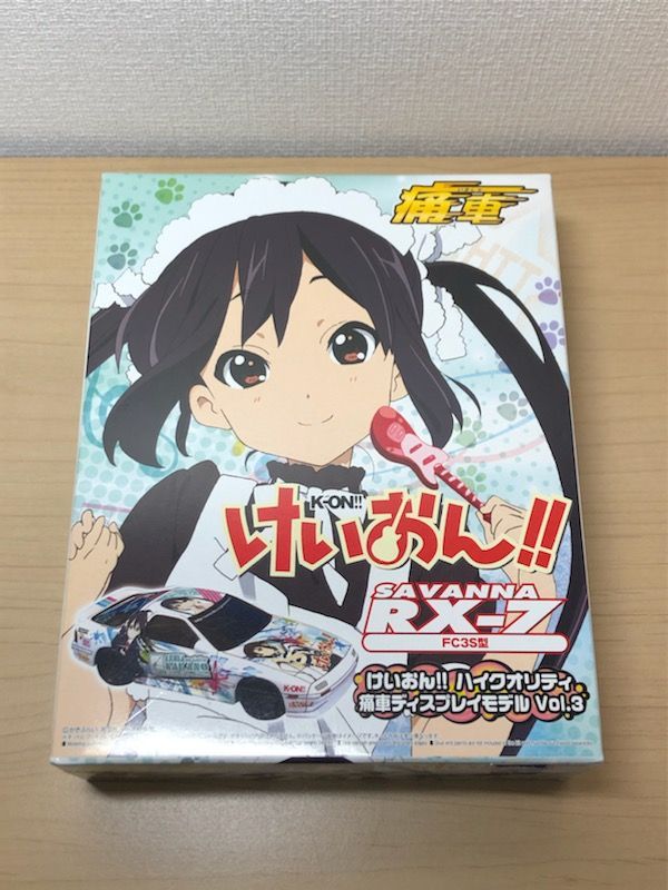 けいおん　痛車ディスプレイモデル　あずにゃんとみお けいおん痛車ディスプレイモデルあずにゃんとみお
