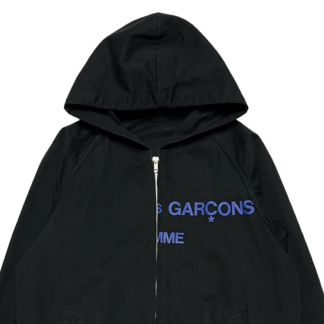 コムデギャルソンオム　田中オム　80s ジップコート COMMEdes GARCONS HOMME Split Logo Hoodied Jacket 