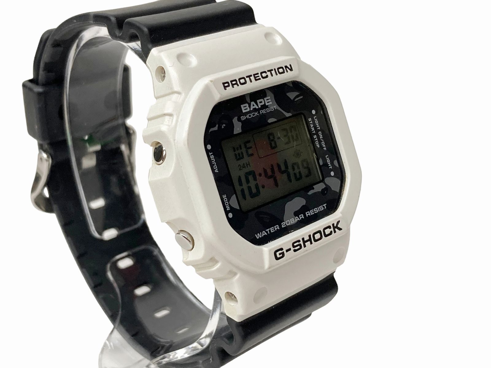 G-SHOCK アベイシングエイプ限定品 ホワイト デジタル腕時計 箱付き ⭐激レア⭐G-SHOCK DW-5600 A BATHING APE コラボ - メルカリ