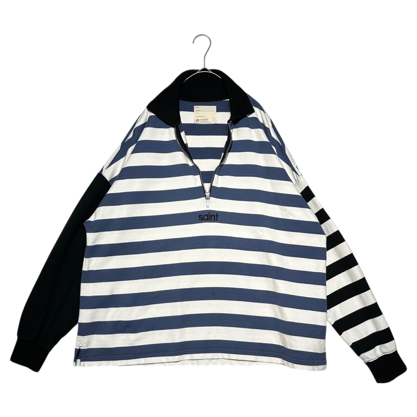 【新品未使用】Saint m rugger shirt Lサイズ ☆超目玉】 新品未使用】Saint m rugger shirt Lサイズ（楽天