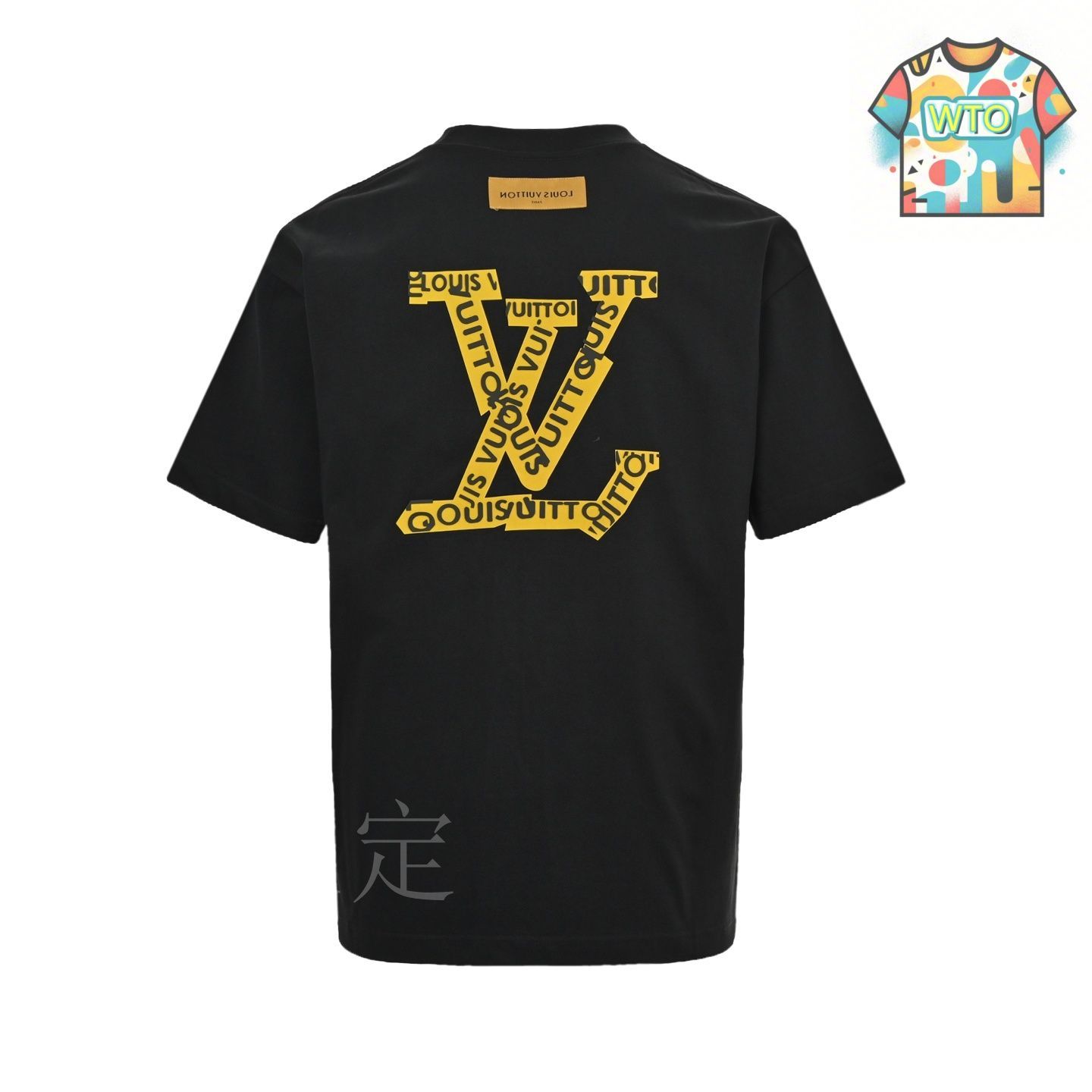 希少　即日発送　ルイヴィトン　ビーズ刺繍ロゴ　Tシャツ 希少即日発送ルイヴィトンビーズ刺繍ロゴTシャツ