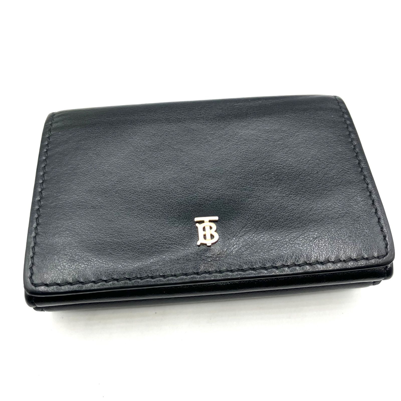 美品 セリーヌ CELINE レディース レザー トリオンフ 三つ折り財布 F