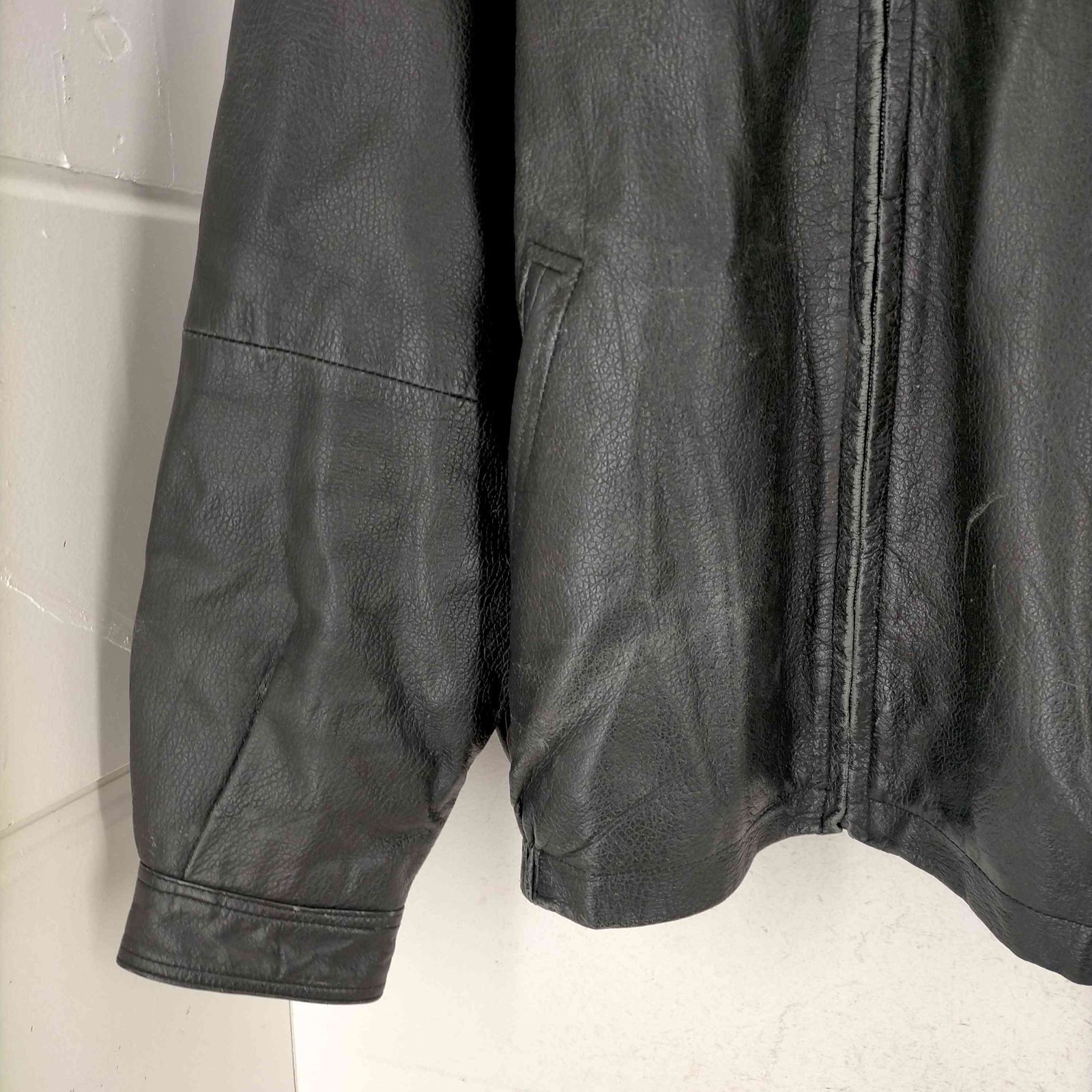 アウトブルック OUTBROOK ビッグサイズレザージップブルゾン メンズ 2X 