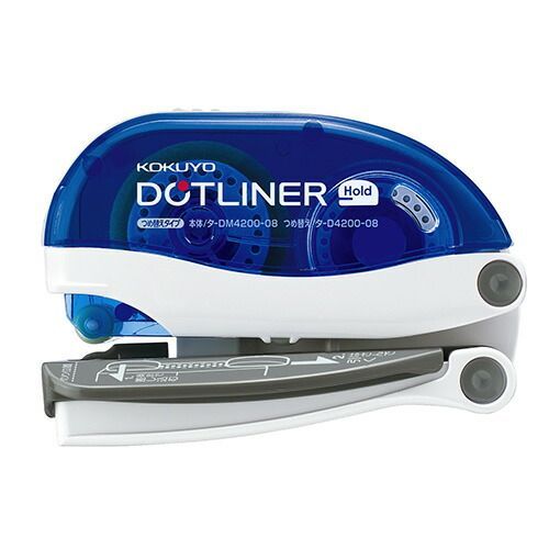 (まとめ）【コクヨ】テープのり ドットライナーホールド 本体 強粘着 ﾀDM4200-08 【×20セット】