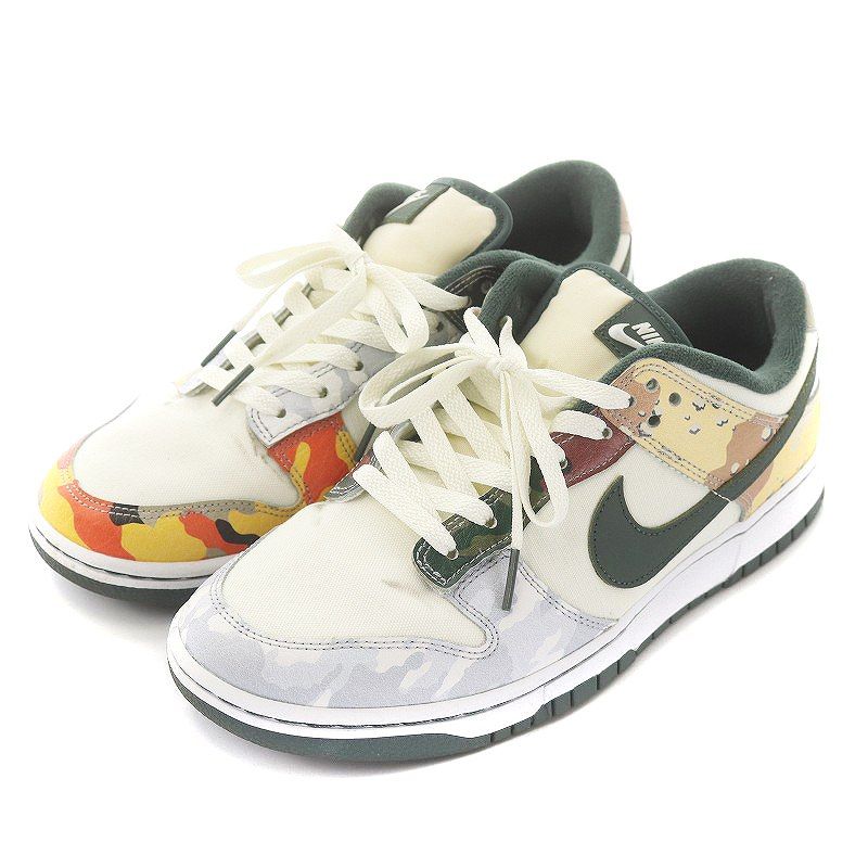 ナイキ NIKE DUNK LOW SE SAIL MULTI CAMO ダンク ロー SE セイル マルチ カモ スニーカー US9 27.0cm  DH0957-100 /WM - メルカリ