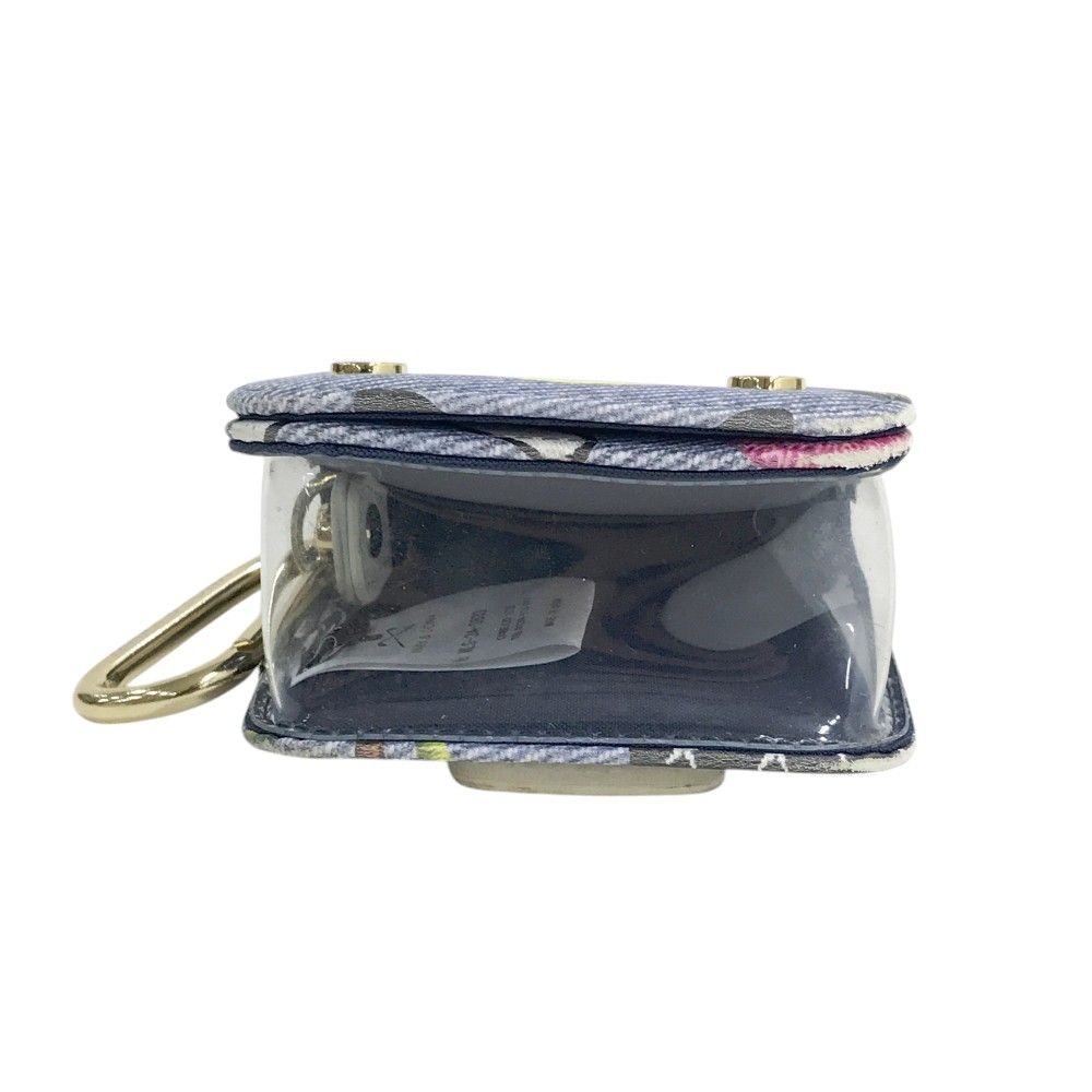 MARK&LONA マークアンドロナ 15周年 ボールポーチ 総柄 ブルー系